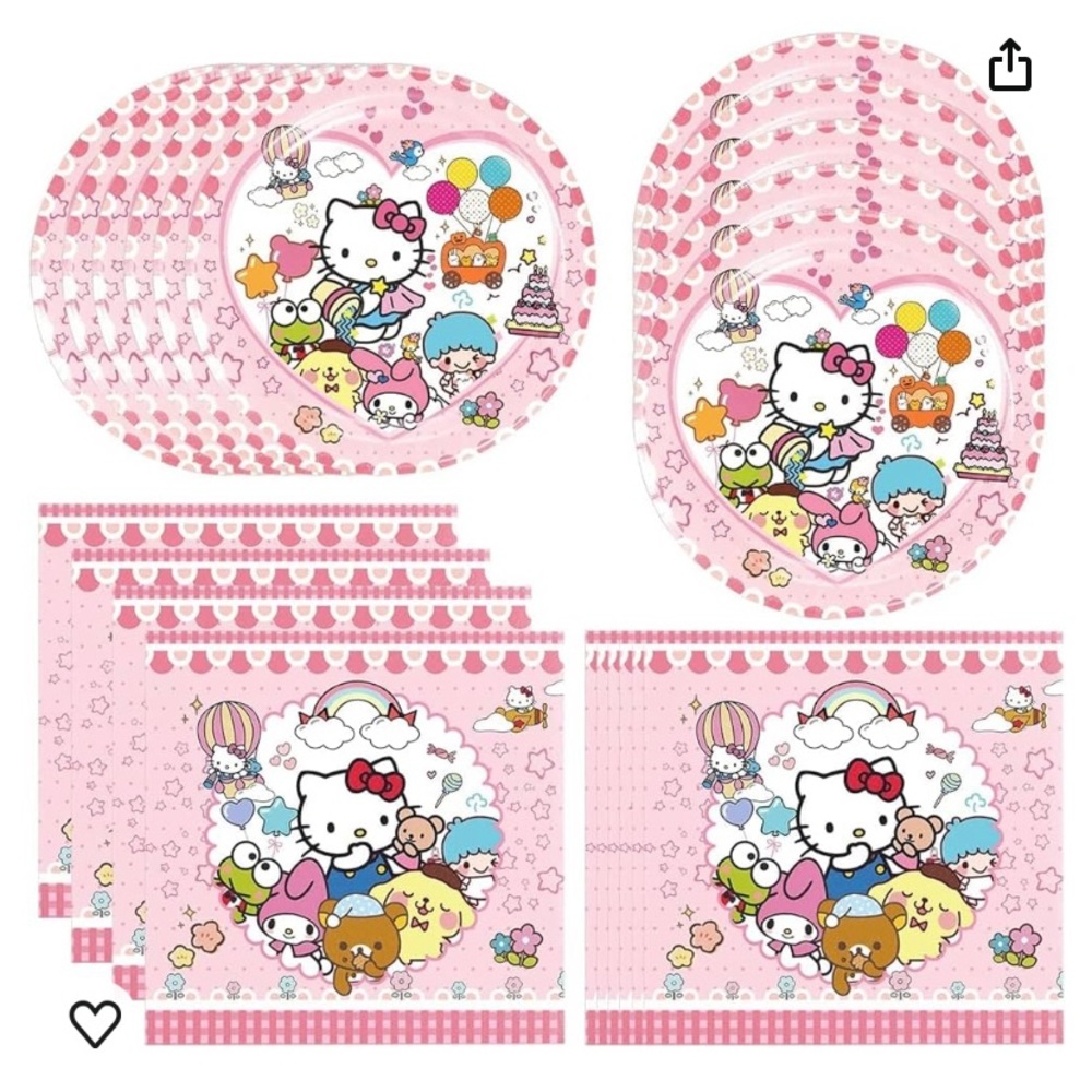 Hello kitty birthday set